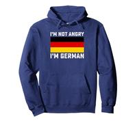 I' m Not Angry I'm German Divertente Germania Bandiera Oktoberfest Felpa con Cappuccio