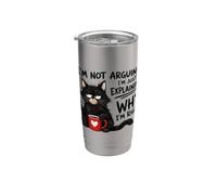 I´m Not Arguing I´m Just Explaining Why I´m Right Bicchiere termico in acciaio inox doppia parete