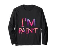 I’m Paint | Funny Couples Art Lover Tee Maglia a Manica