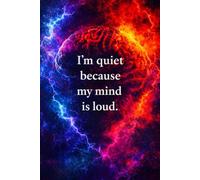 I’m Quiet Because My Mind Is Loud: A Lined Notebook for Overthinkers, Introverts, and Loud Minds