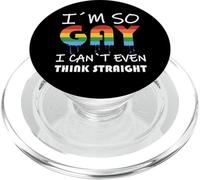 I´m So Gay I Can´t Even Think Straight Orgoglio LGBT PopSockets PopGrip per MagSafe
