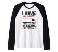 I’m Staying in The Van Funny Phasmophobia Gamer Men Women Maglia con Maniche Raglan