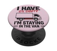 I’m Staying In The Van Funny Phasmophobia Gamer Men Women PopSockets PopGrip Adesivo