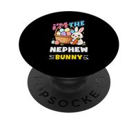 I' m The Nephew Bunny Egg Hunting Family Matching Easter PopSockets PopGrip Adesivo