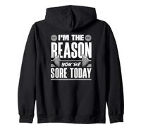 I' m The Reason You're Sore Today Funny Personal Trainer Felpa con Cappuccio