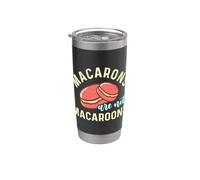 I macarons non sono amaretti Macaron dello chef pasticciere parigino Bicchiere termico in acciaio inox doppia parete