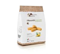 I Macoritti - Mais e Fiori di Sambuco - Grissinotti corti e croccanti con olio extra vergine di oliva uno snack leggero (Mais e Fiori di Sambuco, 10 confezioni da 250g)