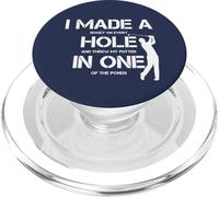 I Made A Hole in One Golf Amante Golf Golf Uomini Papà PopSockets PopGrip per MagSafe