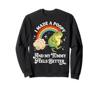 I Made A Poopy And My Tummy Feels Better Divertente Meme Felpa