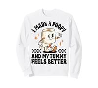 I Made A Poopy And My Tummy Feels Better Divertente Meme Felpa