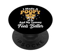 I Made A Poopy And My Tummy Feels Better Divertente Meme PopSockets PopGrip Adesivo