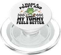 I Made A Poopy And My Tummy Feels Better Divertente Meme PopSockets PopGrip per MagSafe