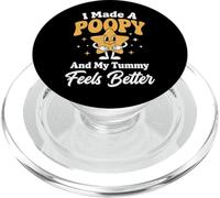 I Made A Poopy And My Tummy Feels Better Divertente Meme PopSockets PopGrip per MagSafe