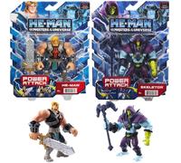 I Maestri Dell'Universo Lotto Due Scatole 2 Figurine Musclor + Skeletor +4 Anni