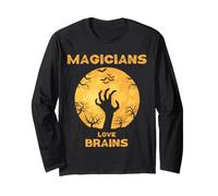 I maghi Amano Il Cervello di Halloween Maglia a Manica