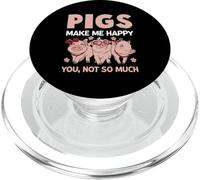 I maiali mi rendono felice non così tanto PopSockets PopGrip per MagSafe