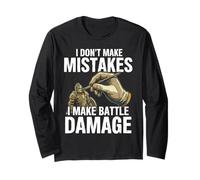 I Make Battle Damage Miniature Painting Divertente Maglia a Manica