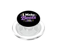 I Make Beats Funny Beat Producer Sound Tech Ingegnere audio PopSockets PopGrip per MagSafe
