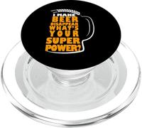 I Make Beer Disappear What's Your Superpower Beer Lover PopSockets PopGrip per MagSafe