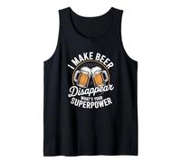 I Make Beer Disappear What's Your Superpower Birra Uomo Canotta