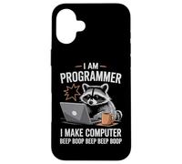 I Make Computer Beep Boop Funny Programmer Custodia per iPhone 16 Plus