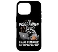 I Make Computer Beep Boop Funny Programmer Custodia per iPhone 16 Pro