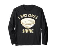 I Make Cracks Shine Arte della Ceramica Giapponese Kintsugi Maglia a Manica