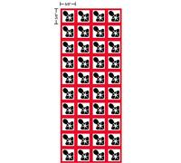 I Make Decals GHS rischi per la Salute, Pittogramma, Lati da 5/8 Pollici, Decalcomania, Etichetta, Kit Conforme OSHA, Adesivo in Vinile, Foglio, 40 Decalcomanie per Foglio