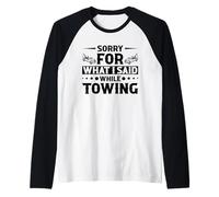 I Make it Easy Funny - Camionista da Uomo e Donna Maglia con Maniche Raglan