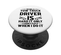 I Make it Easy Funny - Camionista da uomo e donna PopSockets PopGrip Adesivo