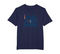 I Make Smiles Happen Igienista Dentale Donne Odontoiatria Citazione Maglietta, Uomo Taglie Grandi, Navy, 4X Tall