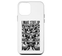 I Make Stuff Up Macchina da scrivere vintage Scimmie autore Custodia per iPhone 12 mini