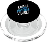 I MAKE THE INVISIBLE VISIBLE PopSockets PopGrip per MagSafe