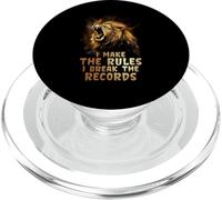 I MAKE THE RULES I BREAK THE RECORDS PopSockets PopGrip per MagSafe