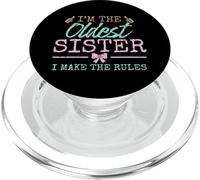 I make the rules Oldest Adult 3 Sisters Matching Sibling Fun PopSockets PopGrip per MagSafe