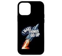 I Make Things Go Up Funny Rocket Launch Space Engineering Custodia per iPhone 12 mini