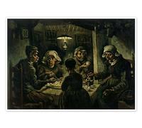 I mangiatori di patate, 1885 Poster di Vincent van Gogh 40 x 30 cm Quadri Decorazione per pareti