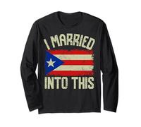 I Married Into This Funny Husband Wife Graphic Maglia a Manica