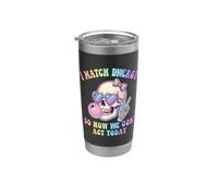 I Match Energy So How We Gon Act Today Carino scheletro gotico Bicchiere termico in acciaio inox doppia parete