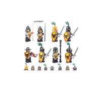 I mattoncini sono compatibili con i mattoncini di particelle piccole, minifigure, cavalieri romani e