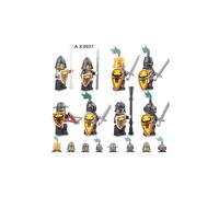 I mattoncini sono compatibili con i mattoncini di particelle piccole, minifigure, cavalieri romani e