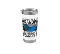 I May Be A Grandpa Cornhole Bags Corn Hole Board Cornhole Bicchiere termico in acciaio inox doppia parete