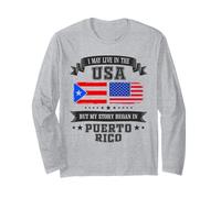I May Live in The USA Puerto Rico Story Maglia a Manica