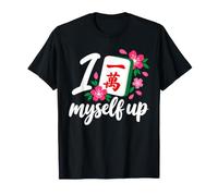 I Me Stesso su Mahjong Piastrella E Fiori Maglietta