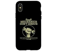 I meccanici non discutono, spiegano perché sei stupido Custodia per iPhone X/XS