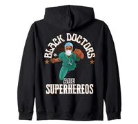 I Medici Neri Sono Un Regalo di apprezzamento per i Supereroi Felpa con Cappuccio