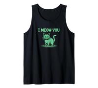I Meow You - Grafica retrò Pixel Cat Love Canotta