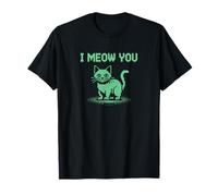 I Meow You - Grafica retrò Pixel Cat Love Maglietta