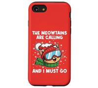 I Meowtains stanno chiamando e io devo andare a Ski Cat Skier Custodia per iPhone SE (2020) / 7/8