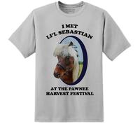 I Met Li'L Sebastian T Shirt Uomo Serie Televisiva Parks & Ricreazione Show